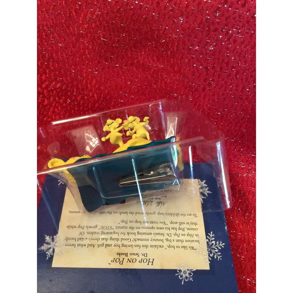 Hop on Pop Dr. Seuss Hallmark Ornament Windup Collectors